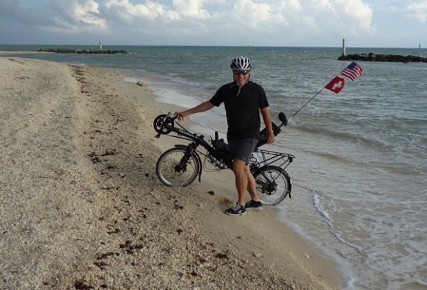 Weiter östlich kann die Radreisen nicht mehr starten.