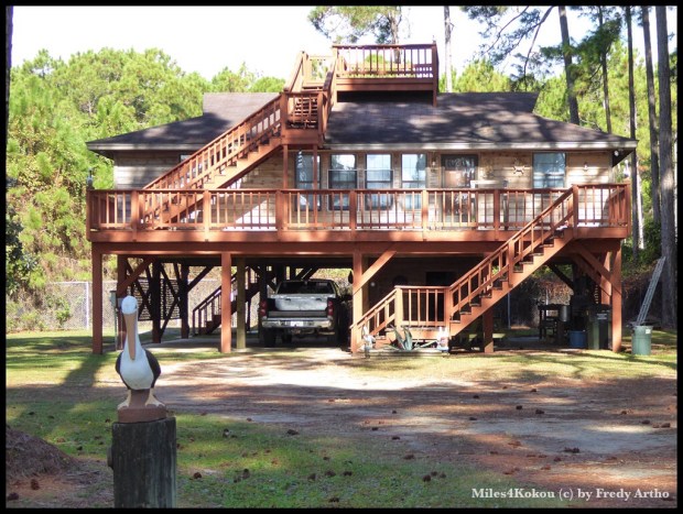 Pfahlbauern auf amerikanisch.