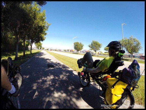 "warm up" auf dem Busway