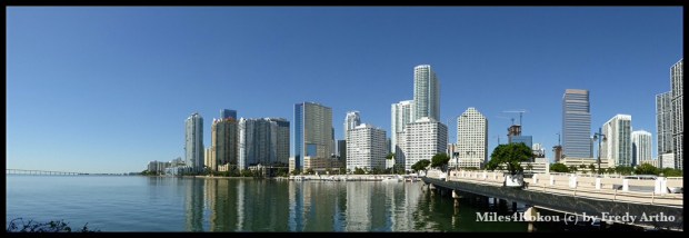 Panorama Downtown Miami (Tipp: Fotos zum vergrössern anklicken, anschliessend mit der Pfeiltaste zurück wieder zur ursprünglichen Blogansicht wechseln.)