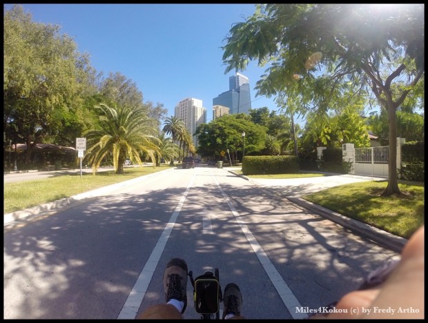 die letzten Meter "Radlerparadis" Downtown voraus!