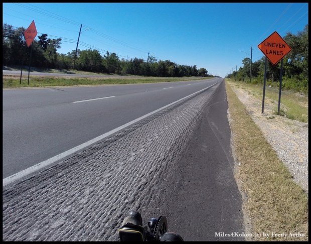 Da sind wir ja schn mal zufrieden. Oft war alles aufgeraut = unfahrbar!