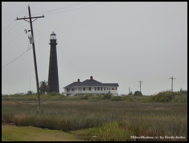 Leuchtturm in Port Bolivar.