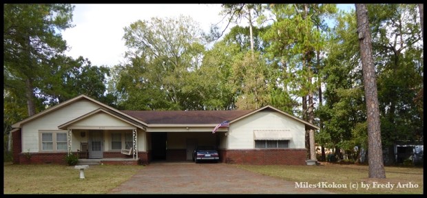 Aber auch bei einfachen Häusern hat das Auto seinen Platz.