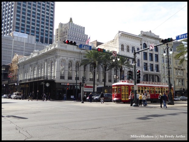 Canal Street in New Orleans.