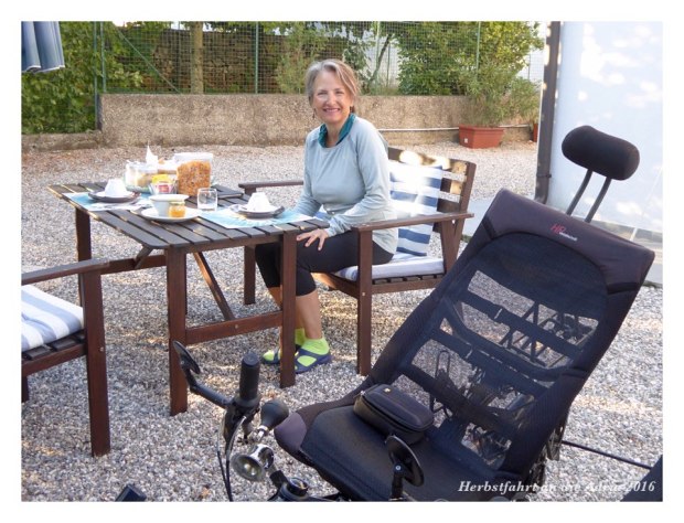 Frühstück im Garten